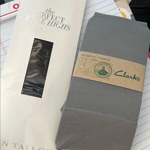 Clarks and Ann Taylor 2 Pairs of  Knee Highs